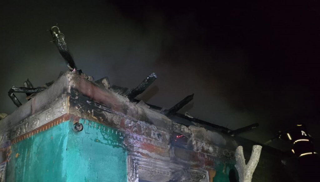 Mehedinți: Incendiu izbucnit la o casă de locuit
