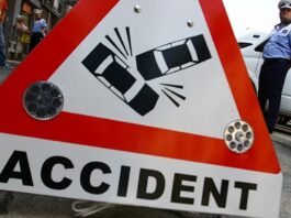 Olt: Accident cu doi răniți la Teslui