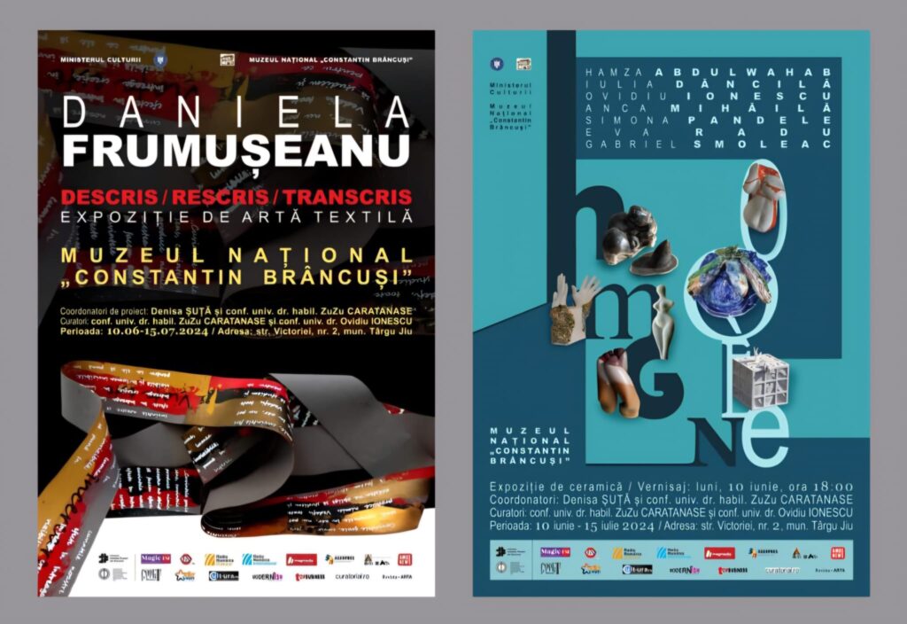 Expoziții de artă textilă și ceramică la Muzeul Național „Constantin Brâncuși”