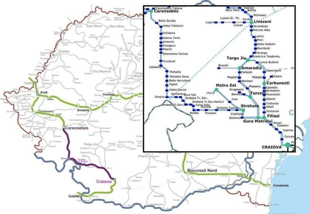 Licitaţie pentru modernizarea a 74,25 kilometri de cale ferată pe tronsonul Craiova – Drobeta Turnu Severin – Caransebeş