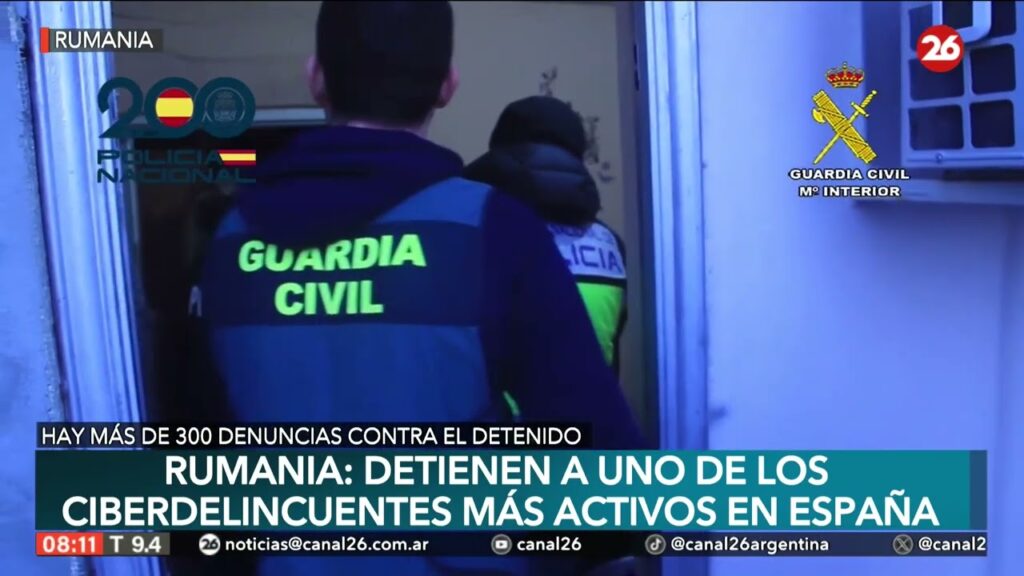 (VIDEO) Cel mai căutat criminal cibernetic din Spania, arestat în România