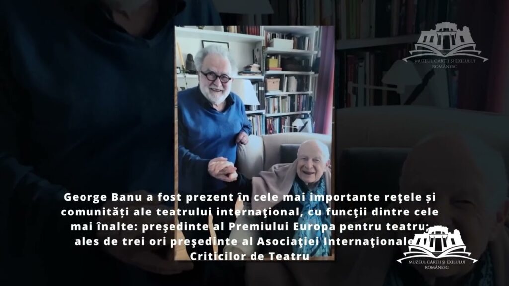 (VIDEO) Omagiu lui George Banu la Muzeul Cărții și Exilului Românesc