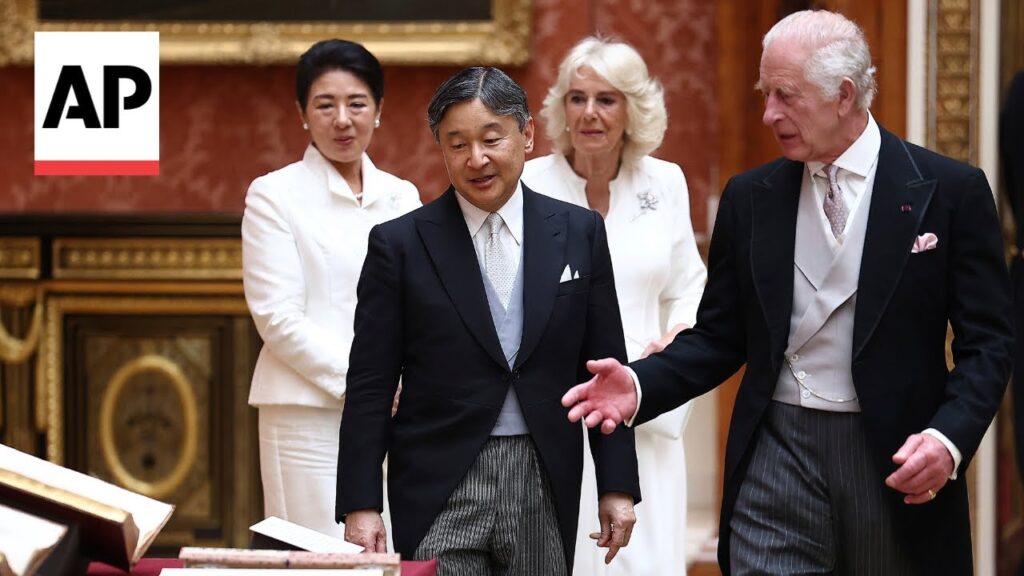 (VIDEO) Regele Charles al III-lea al Marii Britanii i-a întâmpinat pe împăratul și împărăteasa Japoniei