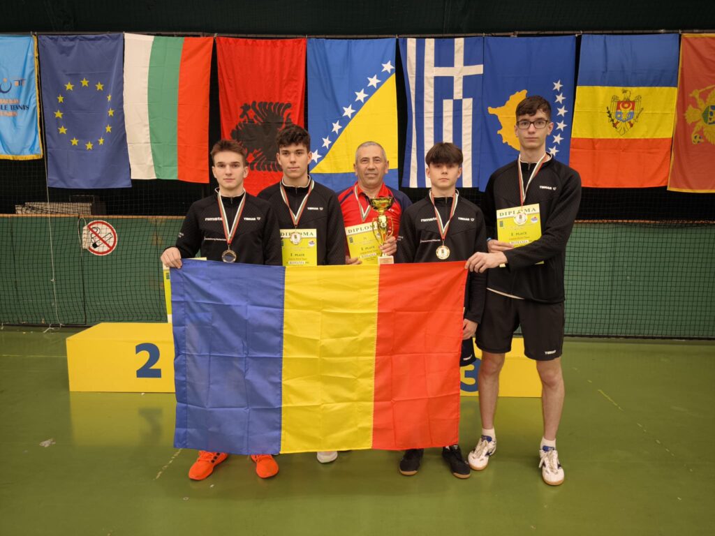 Tenis de masă / România a impresionat la Campionatele Balcanice pentru juniori