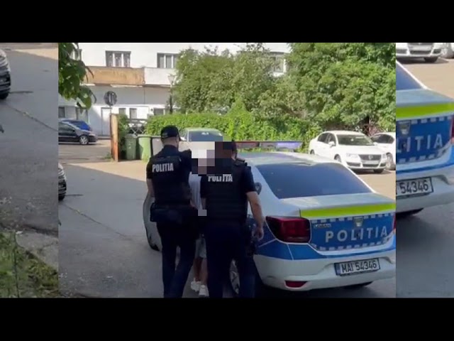 (VIDEO) Minor arestat după ce a încercat să tâlhărească un tânăr