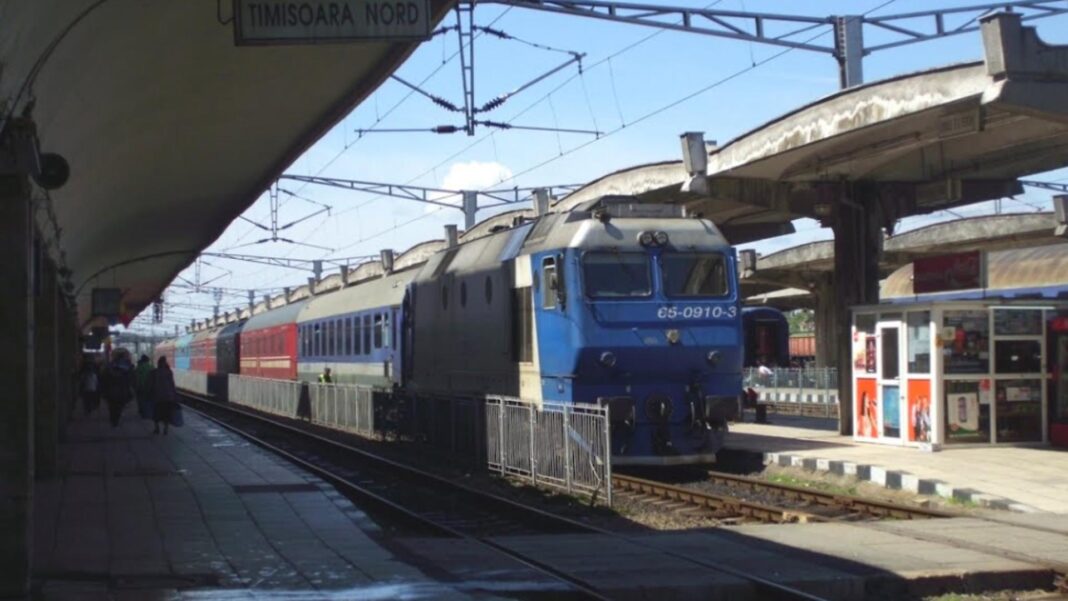 Muncitori loviți de tren în Gara de Nord din Timișoara