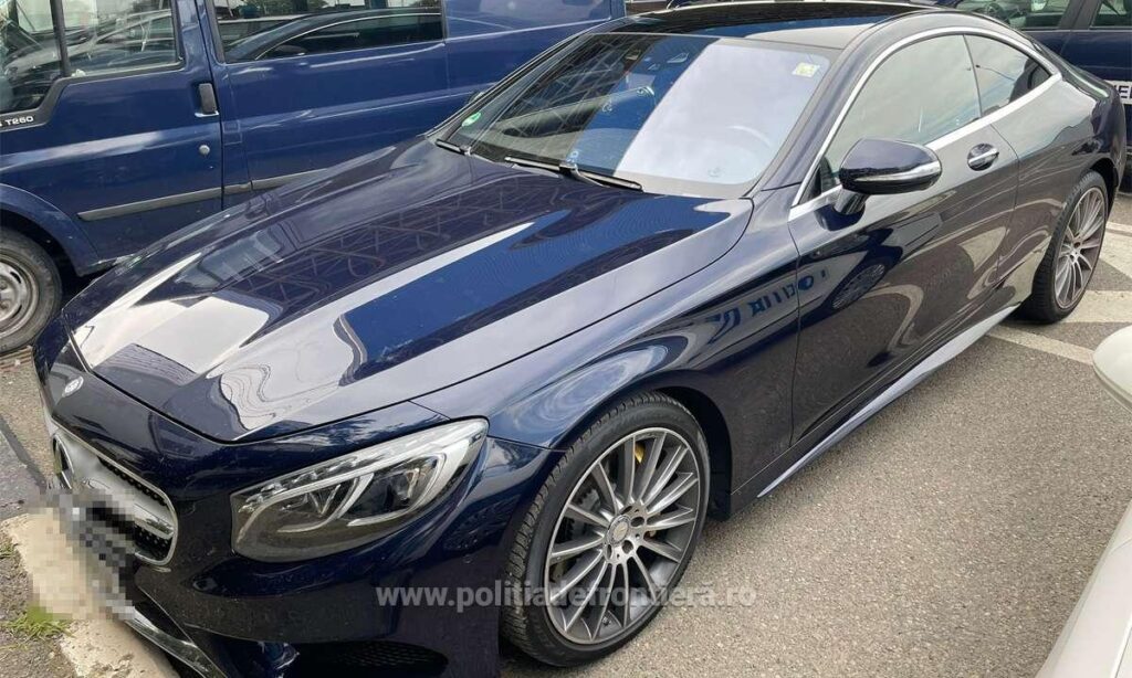 Autoturism căutat de autoritățile din Germania, descoperit în PTF Nădlac II