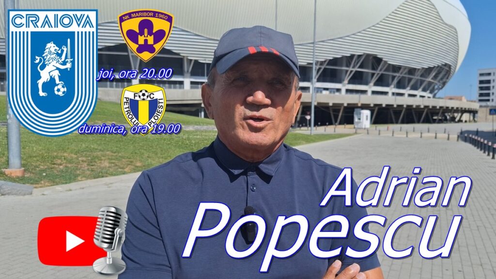„U“ Craiova – NK Maribor | Adrian Popescu: „Nu ne vom opri aici!“