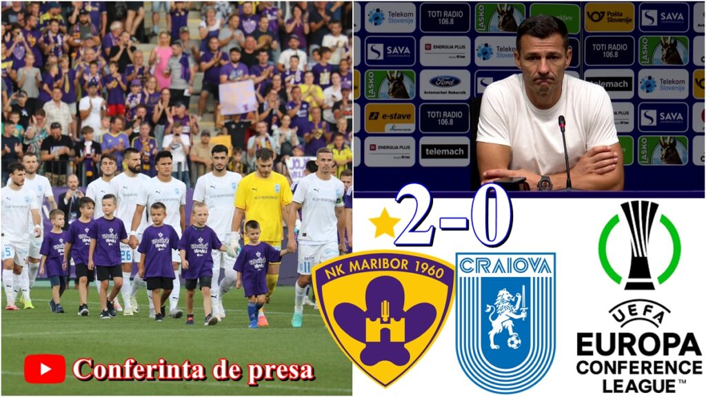 NK Maribor – “U” Craiova 2-0 / Costel Gâlcă: “Un rezultat decepţionant”