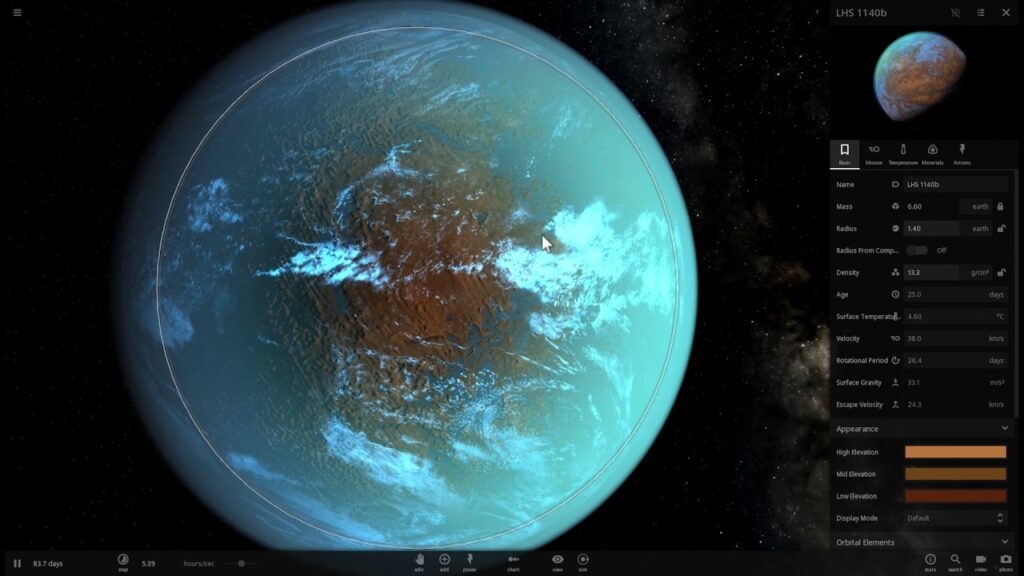 O posibilă planetă oceanică, descoperită de telescopul James Webb