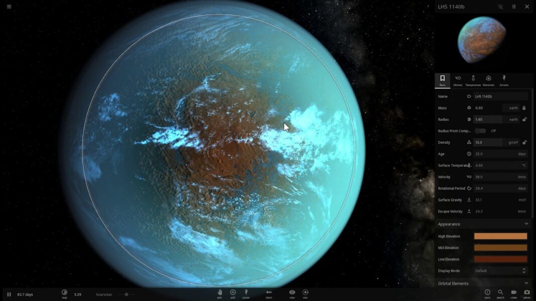 LHS super pamant planetă oceanică