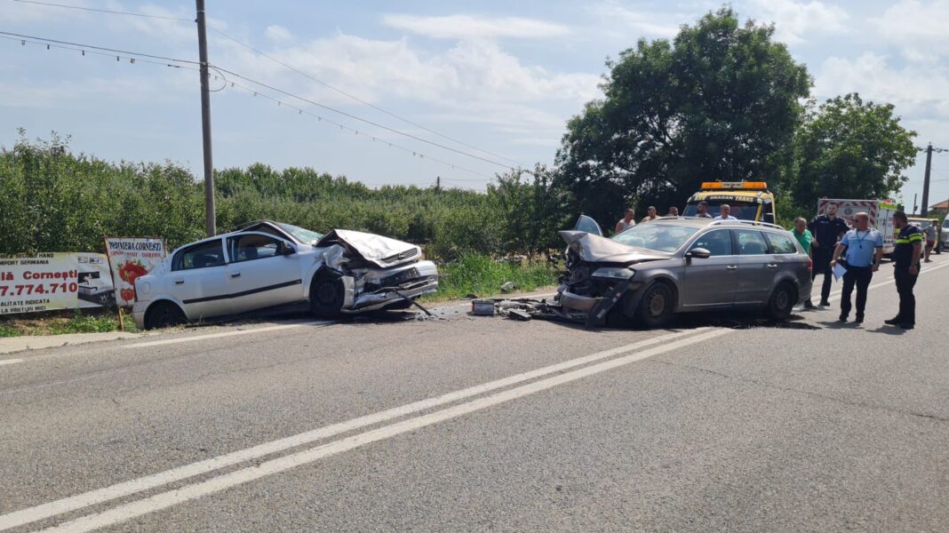 Gorj: 6 persoane spitalizate în urma accidentului rutier de la Cornești