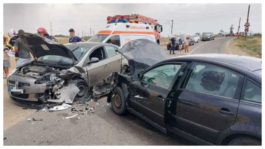 acc platonesti Cinci răniţi într-un accident între două maşini
