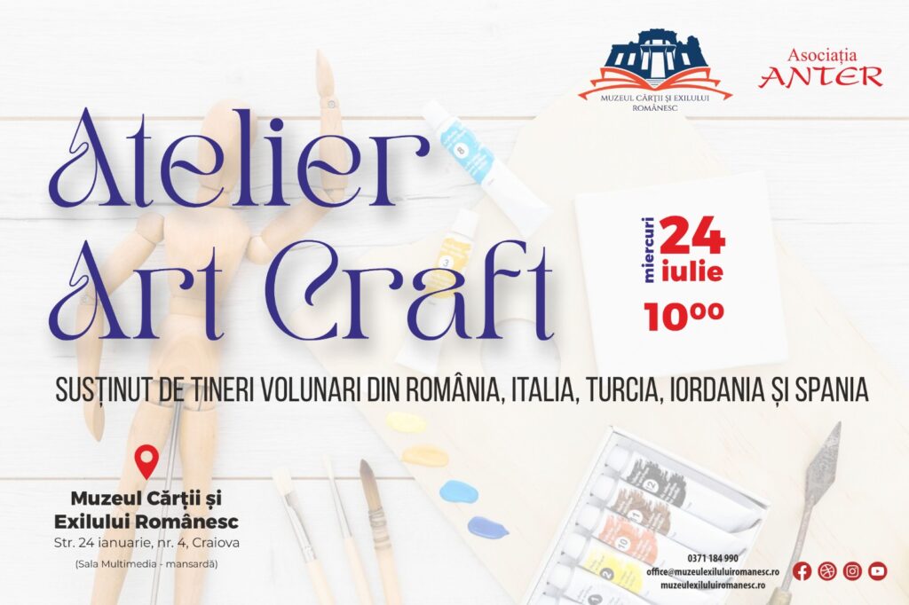 Atelierul Art Craft la Muzeul Cărții și Exilului Românesc