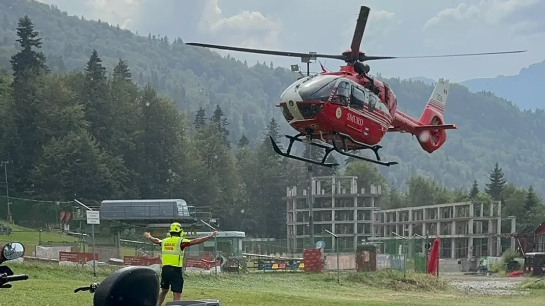 azuga Copil rănit grav pe un traseu de mountain-bike din staţiunea Azuga