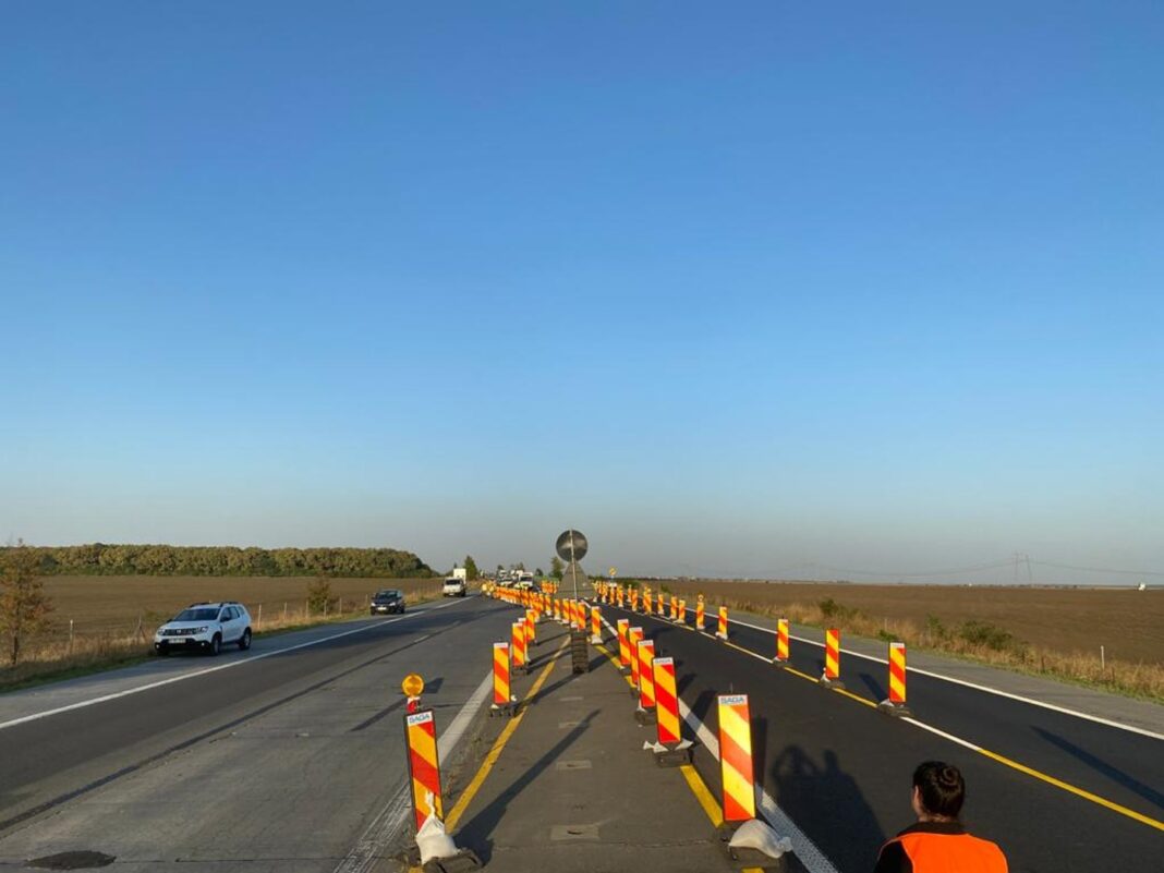 Circulaţie restricţionată pe Autostrada Soarelui