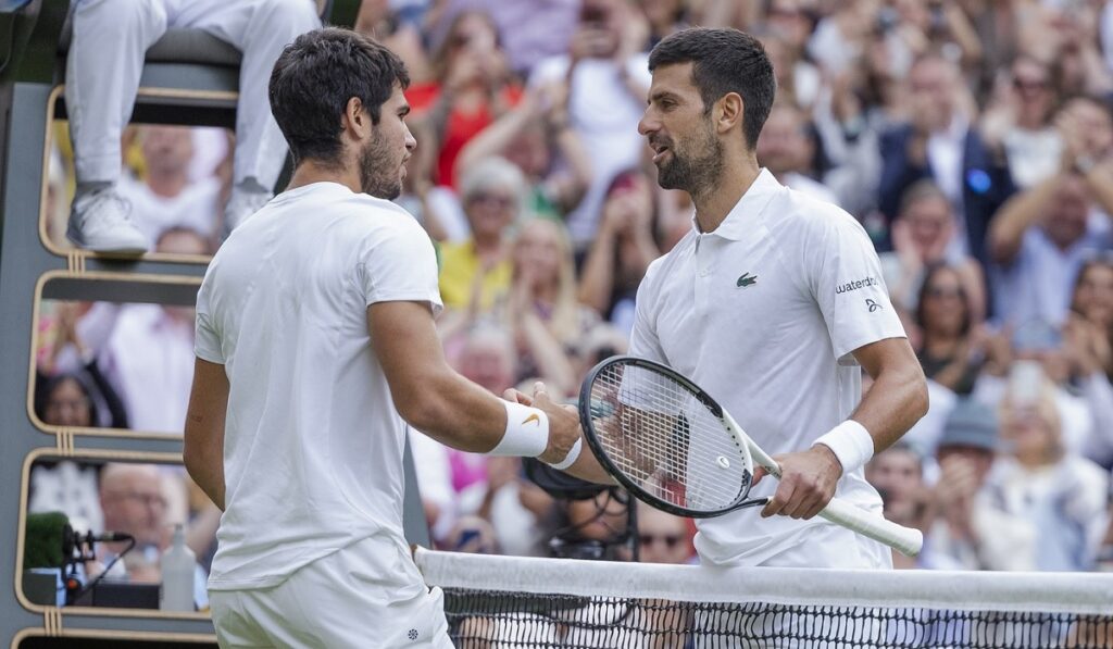 Djokovic și Alcaraz, duelul mult așteptat din finala Wimbledon