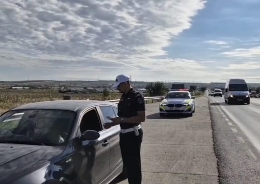 Şofer vitezoman, prins cu 111 km/h în Craiova