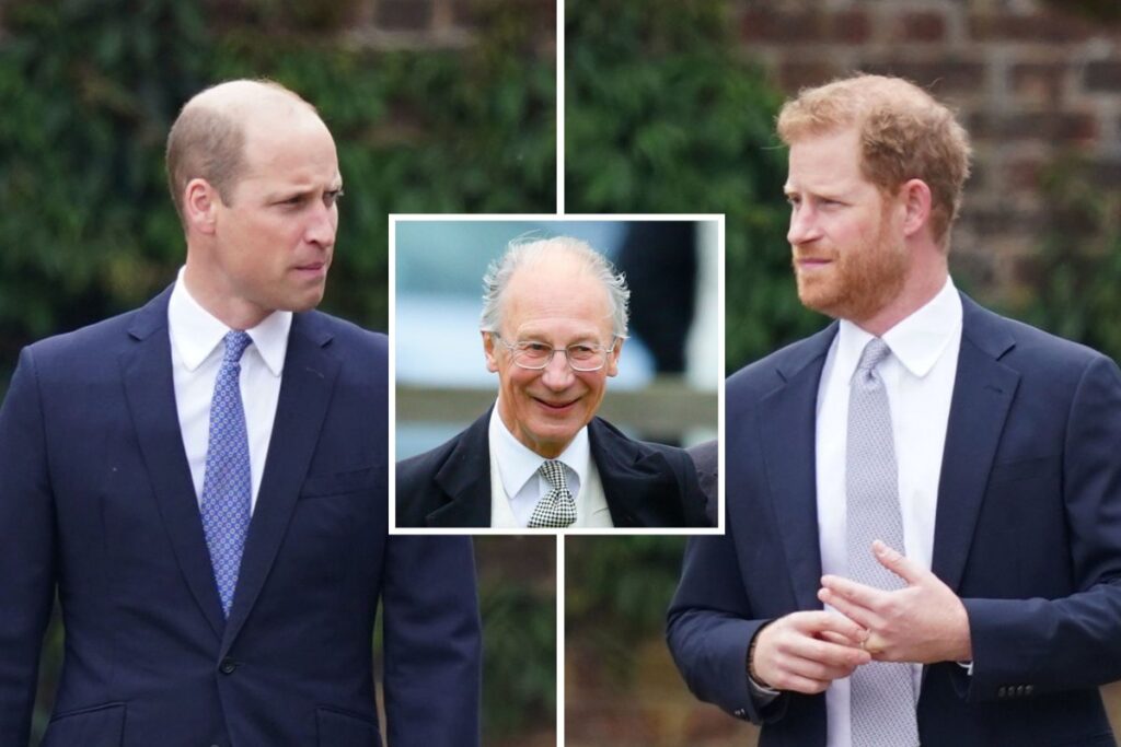 Prinții William și Harry suferă la moartea unchiului lor