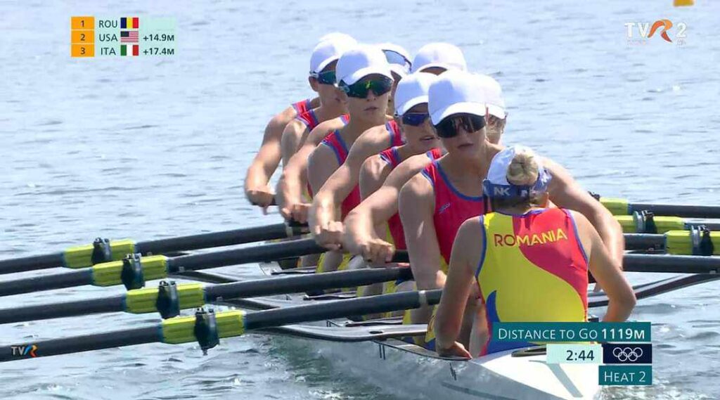 JO 2024 (canotaj) / Cu gândul la aur! Barca de 8+1 e în marea finală olimpică
