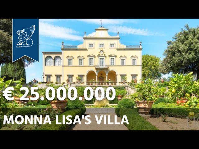 (VIDEO) Vila în care a locuit adevărata Mona Lisa, scoasă la vânzare