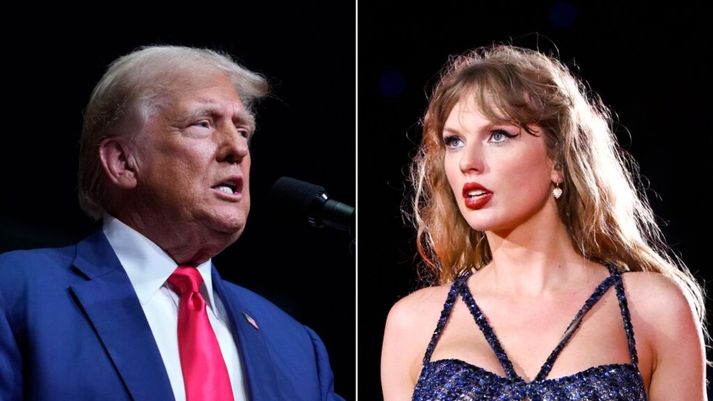 Trump postează imagini false cu Taylor Swift și Swifties