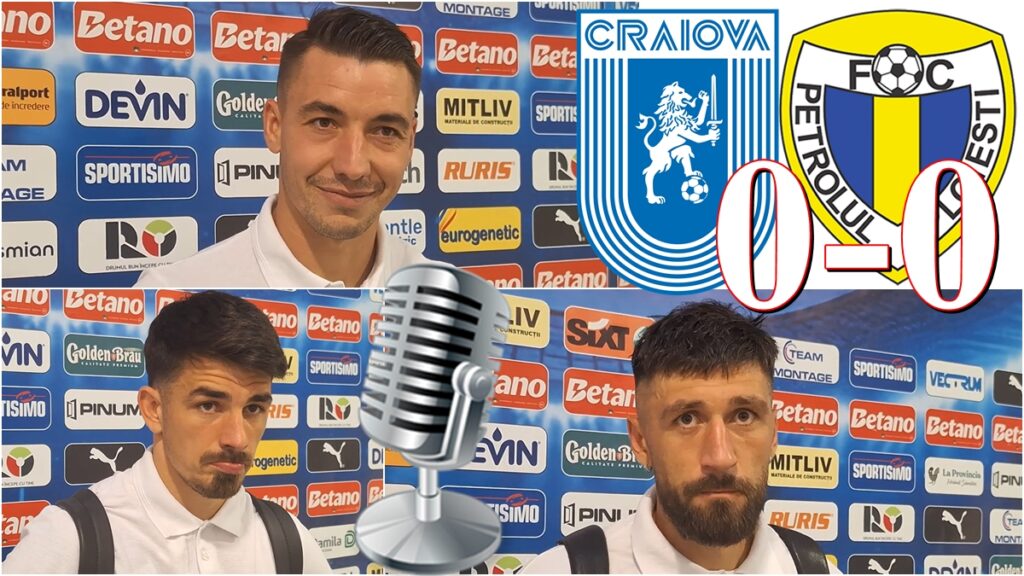 “U” Craiova – Petrolul 0-0 / Mateiu, Papp şi Hanca, împăcaţi cu remiza din Bănie