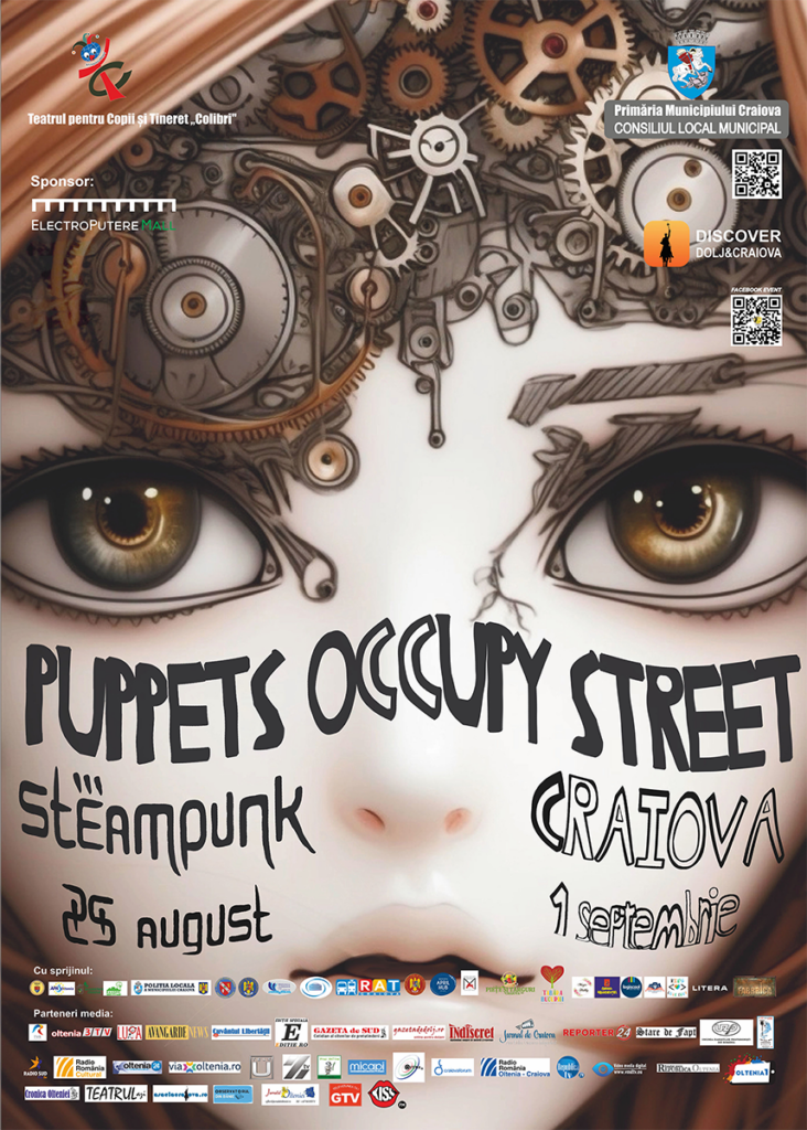 Festivalul Puppets Occupy Street: Vezi programul complet, pe zile