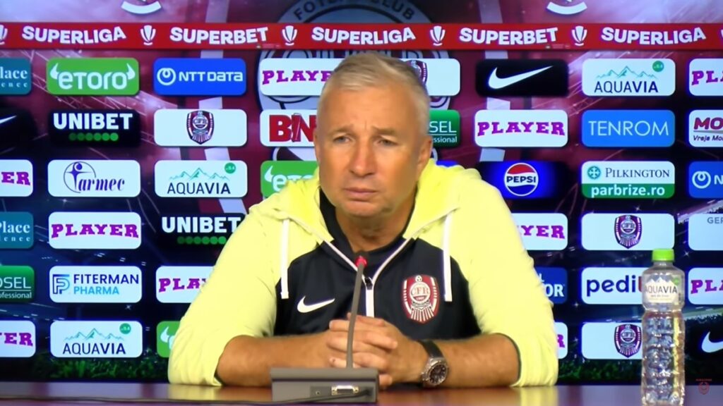 Conference League / Dan Petrescu: “M-a îngrijorat arbitrajul, mi s-a părut că era cipriot”