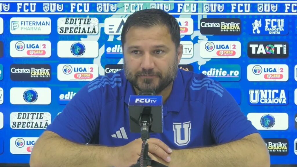 Liga 2 / Marius Croitoru, dezamăgit după FCU Craiova – CSC Şelimbăr 1-1