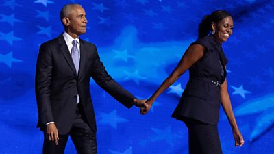 (VIDEO) Familia Obama o susține pe Kamala Harris la președinție