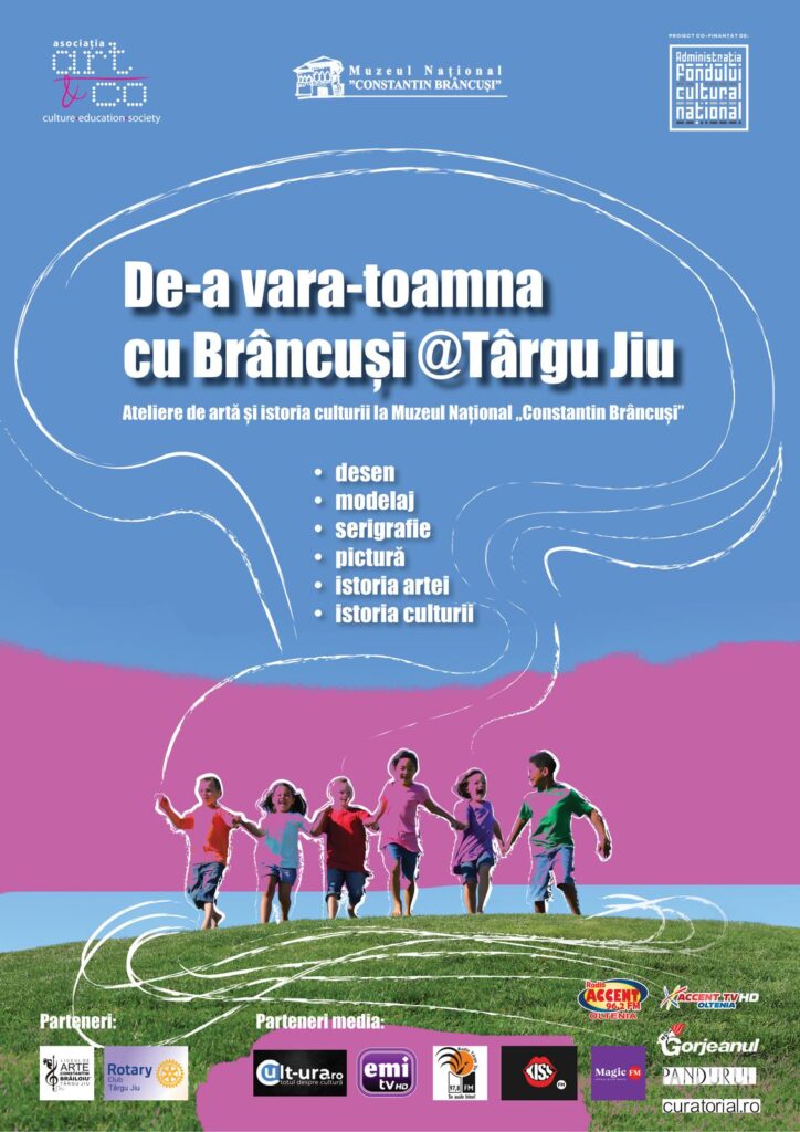 Tinerii, invitați la activități creative la Muzeul Național „Constantin Brâncuși” din Târgu Jiu