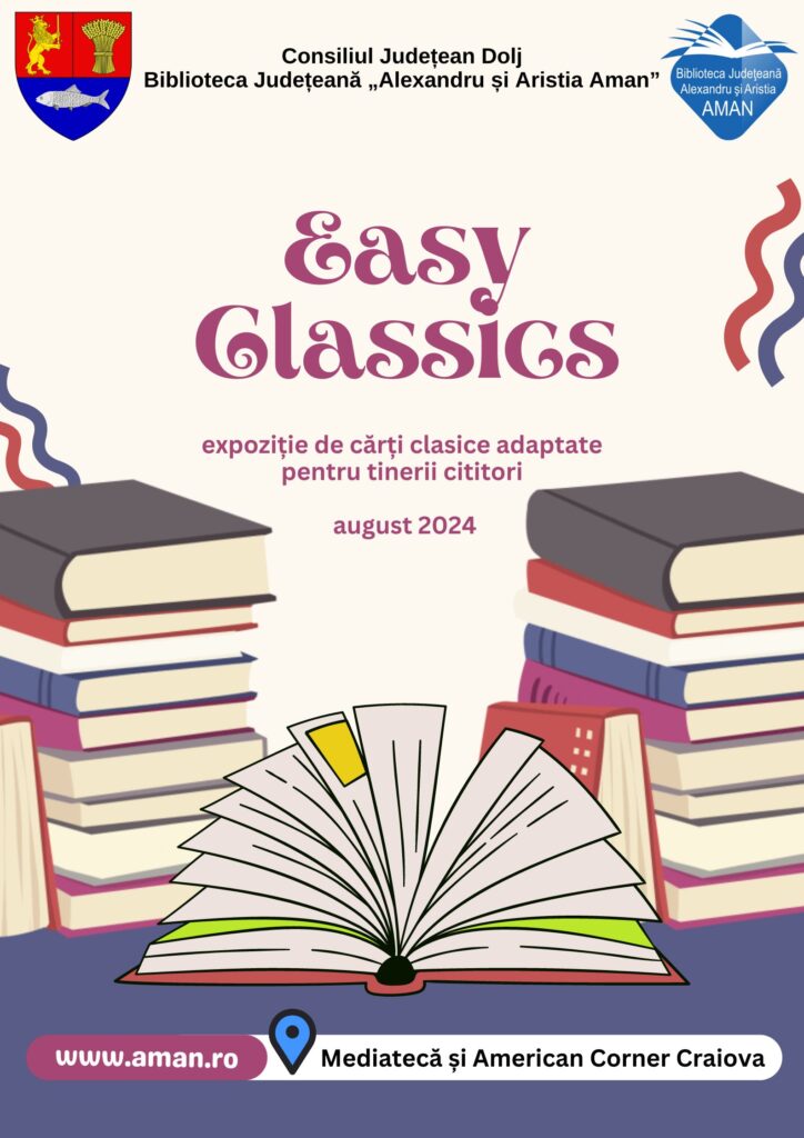 Craiova: Expoziția de cărți intitulată „Easy Classics” la „Aman“