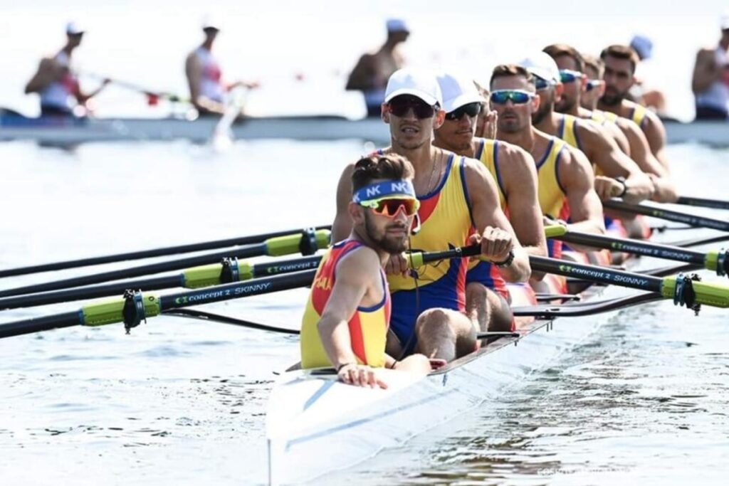 JO 2024 (canotaj) / Echipajul masculin de 8+1 a ratat medaliile