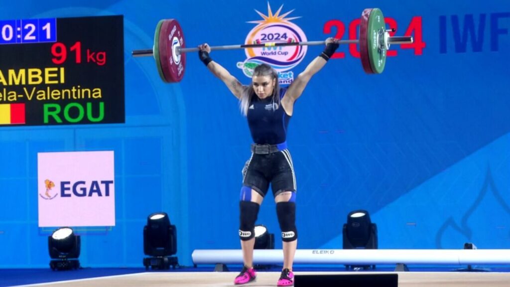 JO 2024 (haltere) / A 8-a medalie pentru România! Mihaela Cambei a luat argintul și a scris istorie
