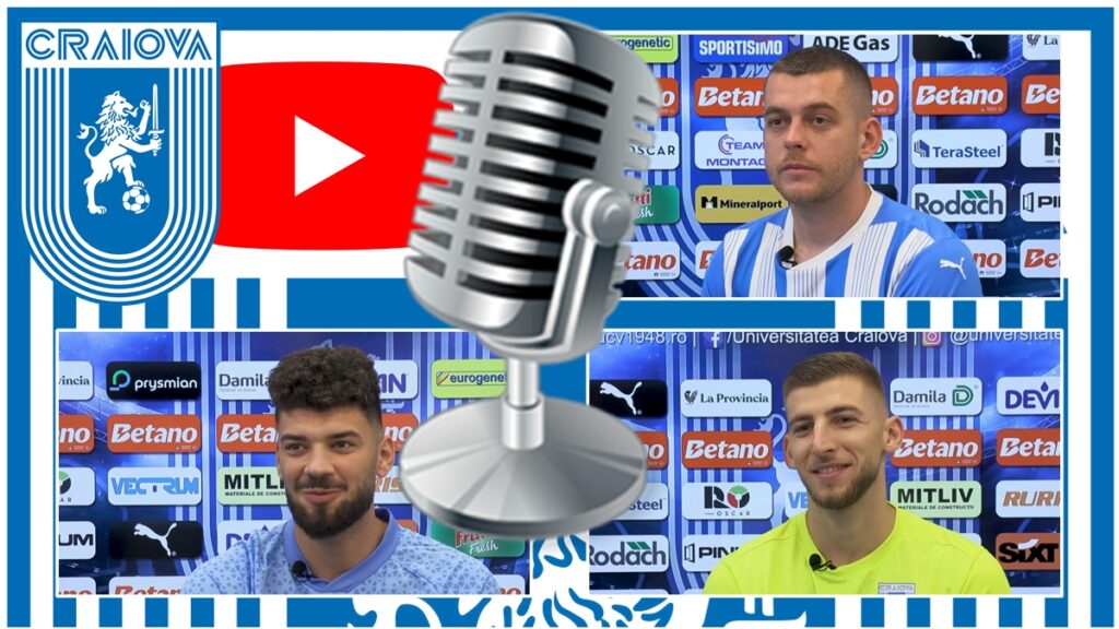 Alex Cicâldău, Relu Stoian şi Jovo Lukic au vorbit despre sosirea la „U” Craiova
