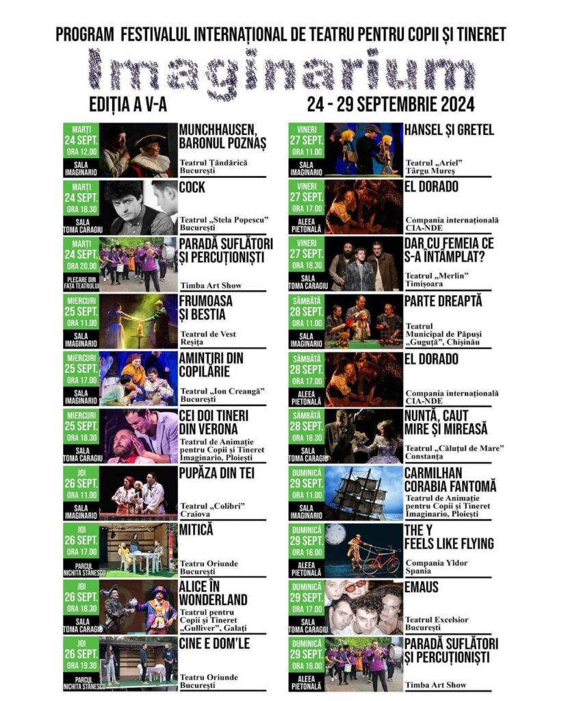Teatrul Colibri, invitat la Festivalul Internațional „Imaginarium“ de la Ploiești