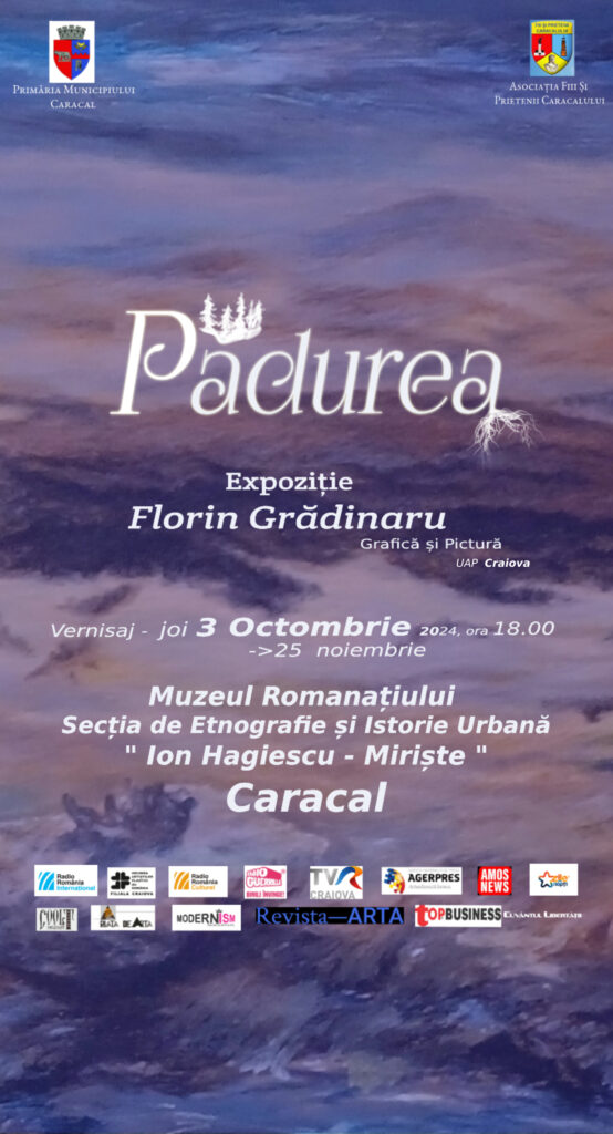 Vernisajul expoziției „Pădurea” a artistului craiovean Florin Grădinaru