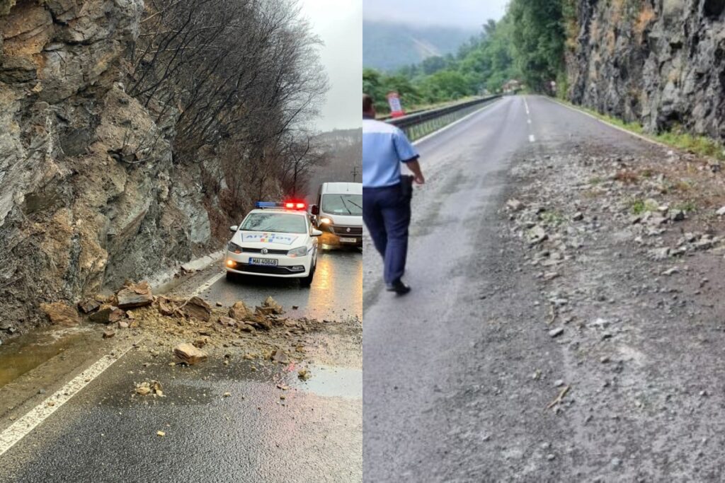 Vâlcea: Restricții pe Valea Oltului. Sunt căderi de pietre