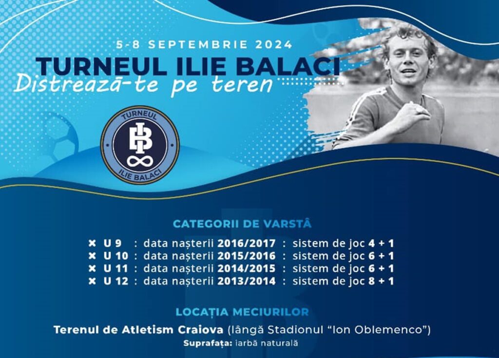 Turneul „Ilie Balaci“ așteaptă fluierul de start