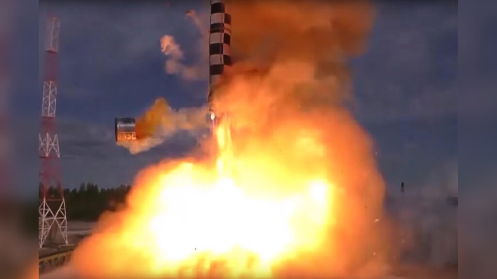 Racheta Satan II, super-arma lui Putin a eșuat la testul de lansare