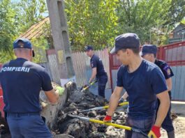 Misiune de sprijin a pompierilor vâlceni în Galați