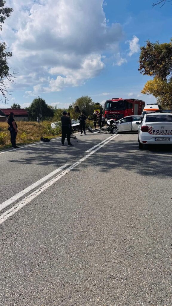 Gorj: Accident rutier cu două victime, la Poienari, lângă „Pădurea Colorată”