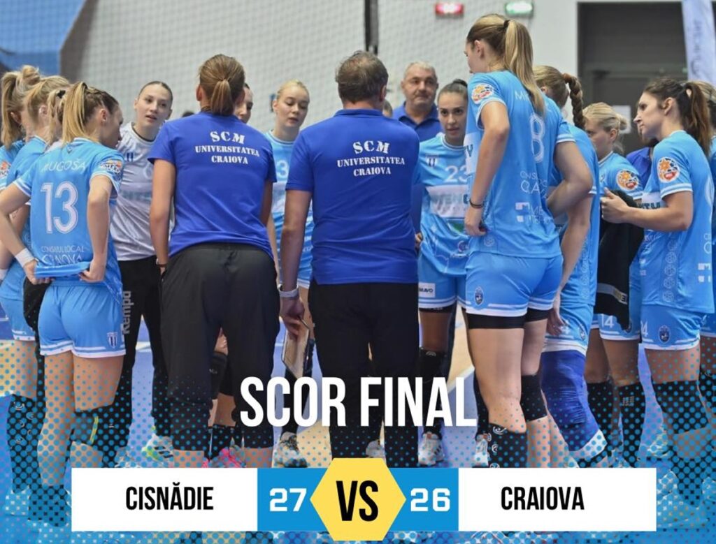 Handbal (f) / Eşec la limită pentru SCMU Craiova în deplasarea de la Cisnădie