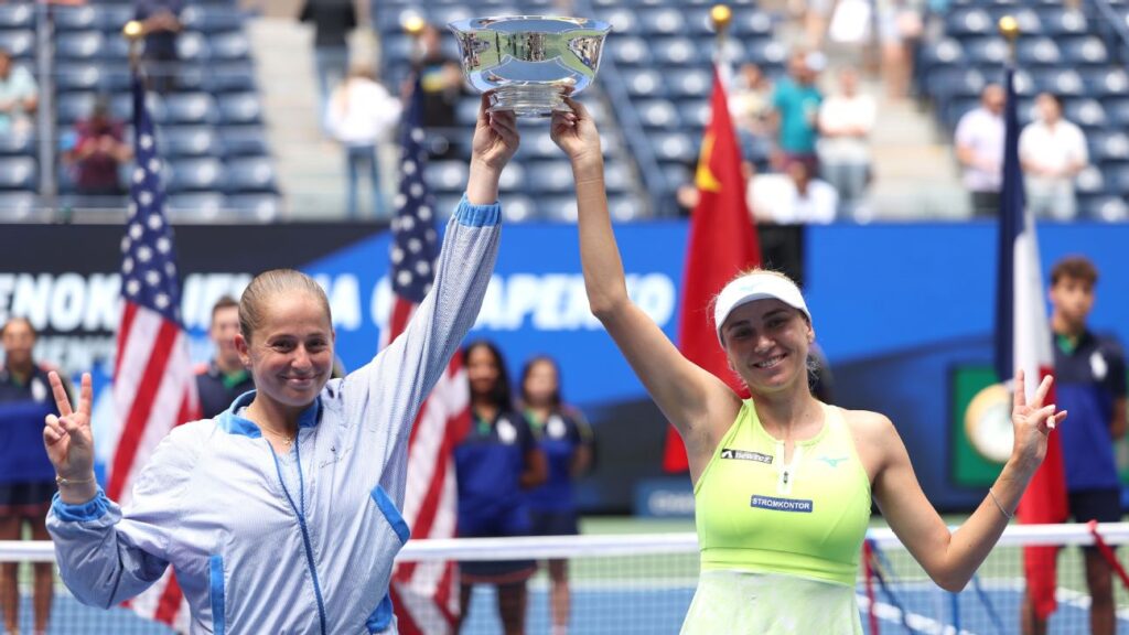 Ostapenko și Kichenok au cucerit trofeul US Open la dublu feminin