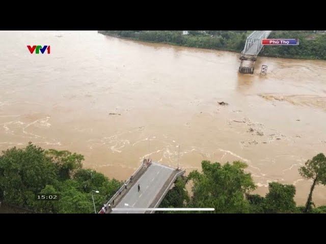 (VIDEO) Taifunul Yagi a distrus un pod din Vietnam