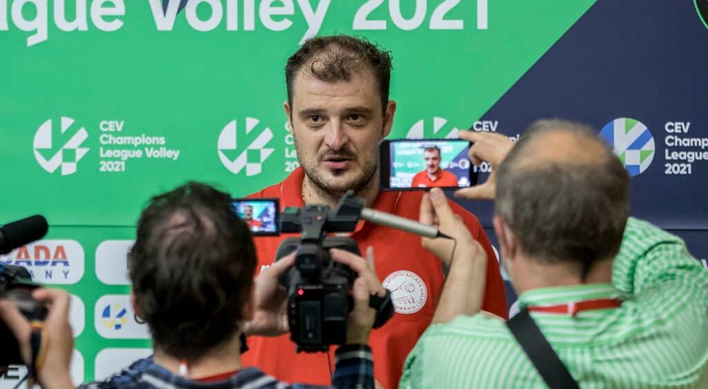 Volei (m) / Sergiu Stancu: „Vom intra în fiecare meci cu gândul doar la victorie!“