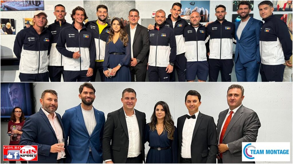 Oltenii de la Team Montage, sponsorul principal al Cupei Davis, alături de echipa României