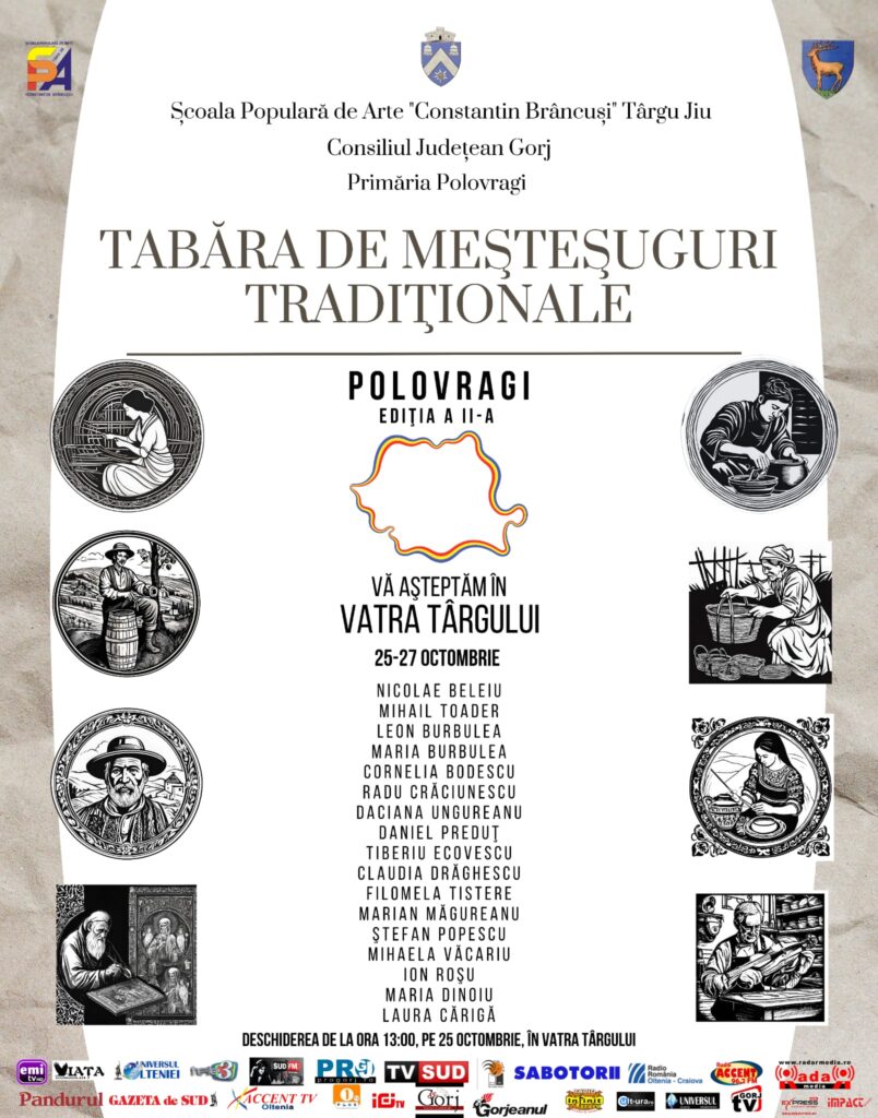 A doua ediție a Taberei de Meșteșuguri Tradiționale, la Polovragi