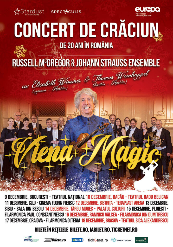 Turneul aniversar Viena Magic pe scena Filarmonicii Oltenia